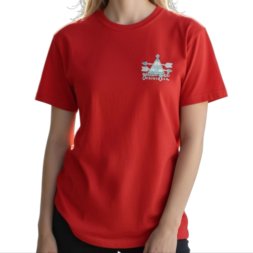 Gildan Red Short Sleeve Graphic T Shirt